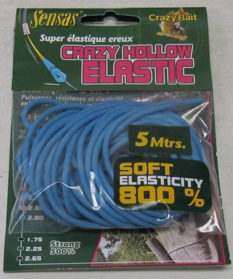 Sensas Crazy Hollow Elastiek 5 meter