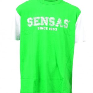 Modieus T-Shirt Groen & Wit XXL